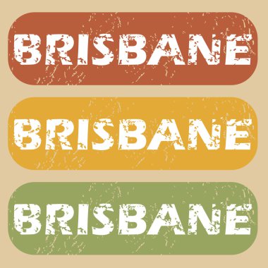 Vintage Brisbane Pul Seti