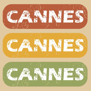 Vintage Cannes Pul Seti