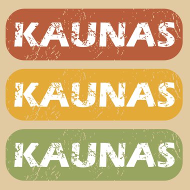 Vintage Kaunas pul seti