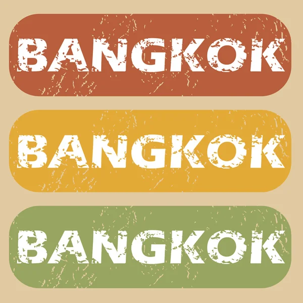 Ensemble de timbres Bangkok Vintage — Image vectorielle