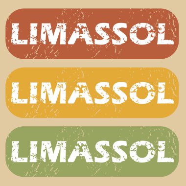 Vintage Limasol Pul Seti