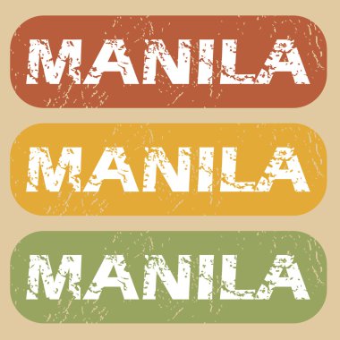 Vintage Manila Pul Seti