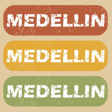Vintage Medellin pul seti