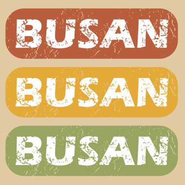 Vintage Busan Pul Seti