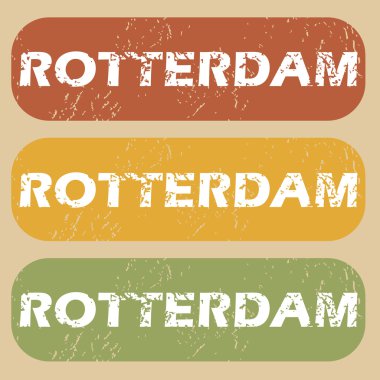 Vintage Rotterdam Pul Seti