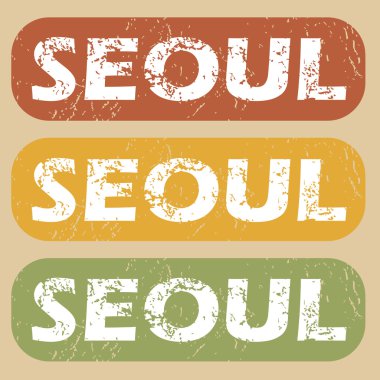 Vintage Seul Pul Seti