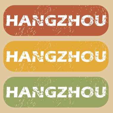 Vintage Hangzhou Pul Seti