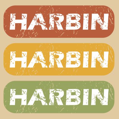 Vintage Harbin pul seti