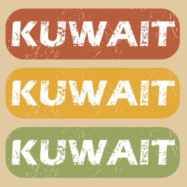 Vintage Kuveyt Pul Seti