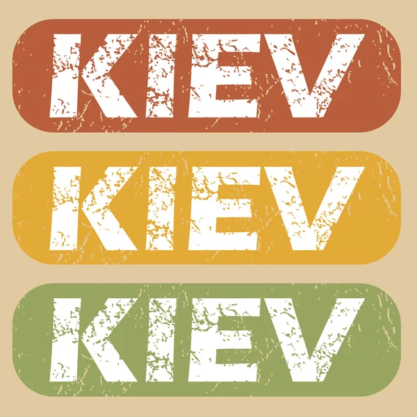Vintage Kiev sello conjunto — Archivo Imágenes Vectoriales