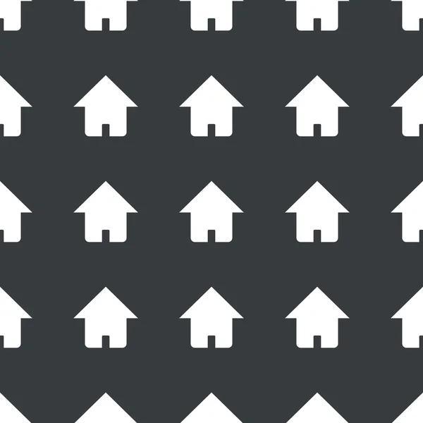 Prosto czarny wzór domu — Wektor stockowy