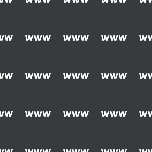 Modèle WWW noir droit — Image vectorielle