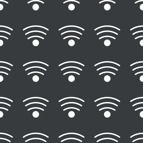 Прямой чёрный Wi-Fi — стоковый вектор