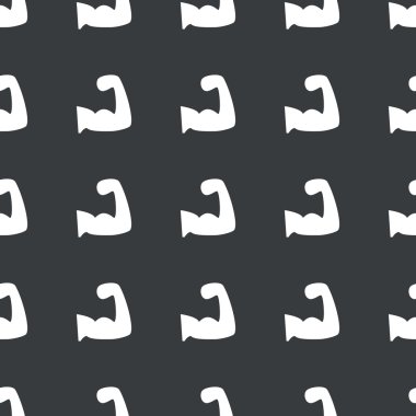 Düz siyah kas kol numune