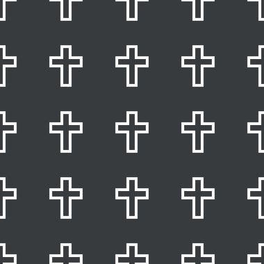 Düz siyah çapraz desen