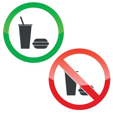 Fast food izin işaret kümesi