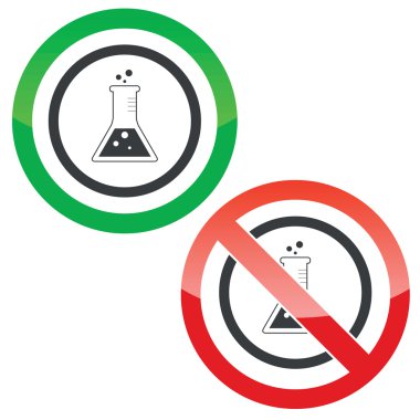 Konik şişesi izni işaretleri