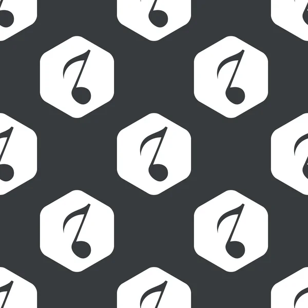 Μαύρο εξάγωνο μουσική μοτίβο 3 — Διανυσματικό Αρχείο