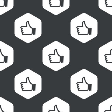 Desen gibi siyah altıgen