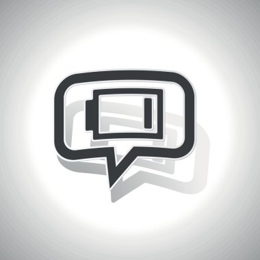 Eğri düşük enerji ileti simgesi