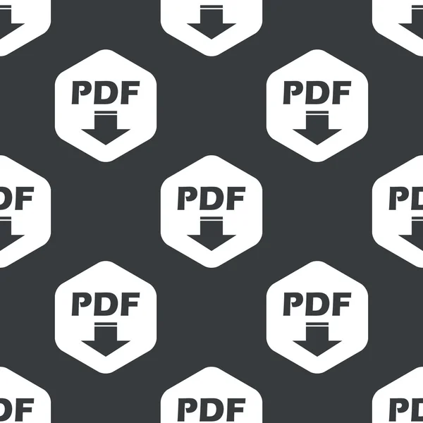 Hexágono negro patrón de descarga PDF — Vector de stock