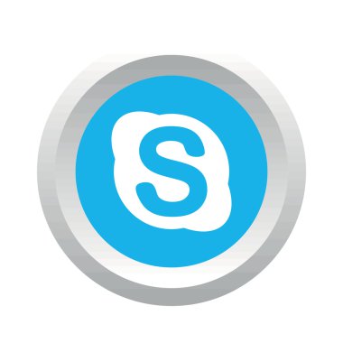 Skype sosyal logosu