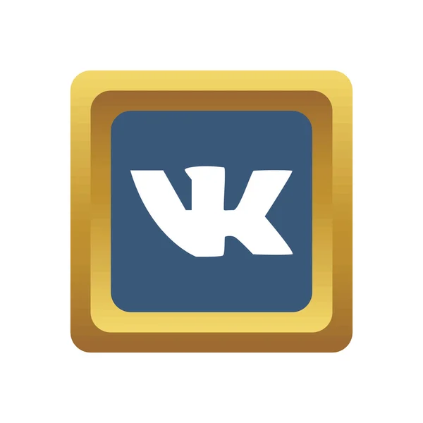 Социальная икона ВКонтакте — стоковый вектор