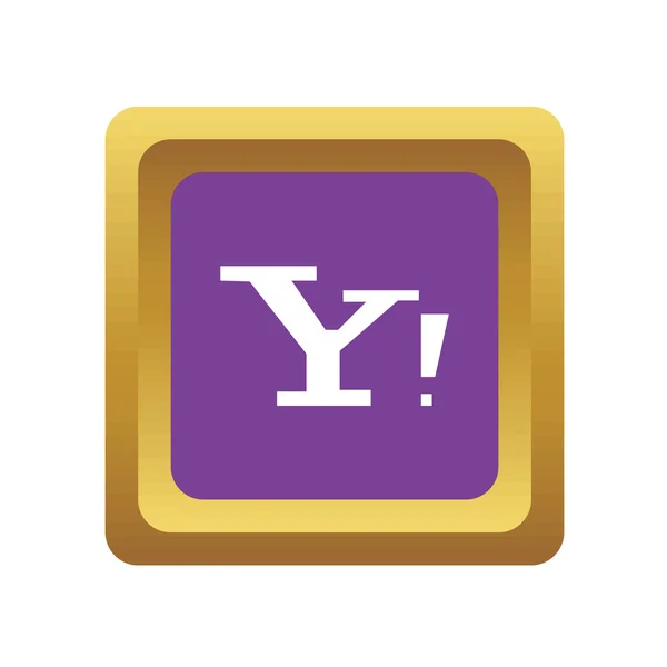 Yohoo social ikon — Stock vektor