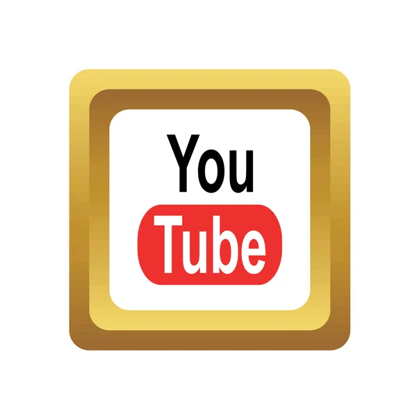 Социальная икона Youtube — стоковый вектор