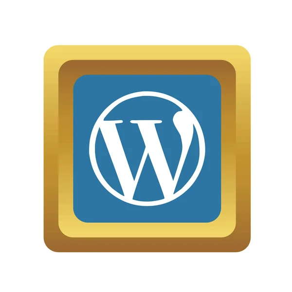 Wordpress social icon — Stock Vector