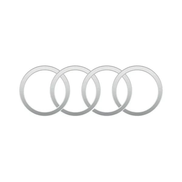 Audi auto logo — Wektor stockowy