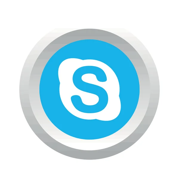 Skype sosyal logosu