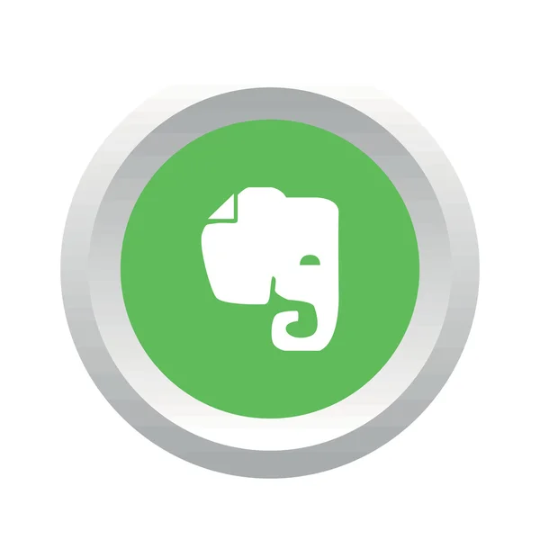 Evernote 사회 로고 — 스톡 벡터