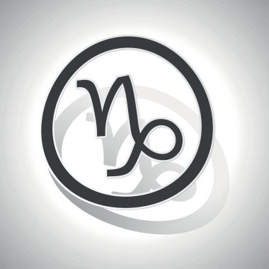 Oğlak işaret plakası, kavisli