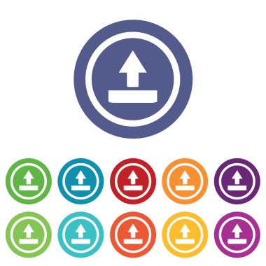 Set renkli işaretleri upload