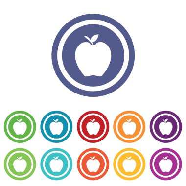 Set renkli Apple işaretleri