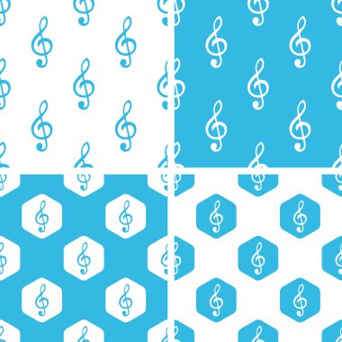 Tiz nota anahtarı desenleri kümesi