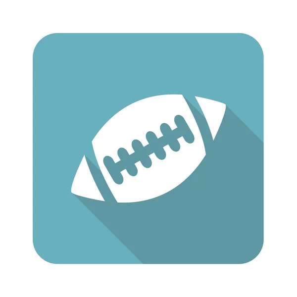 Rugby-Ikone, quadratisch — Stockvektor