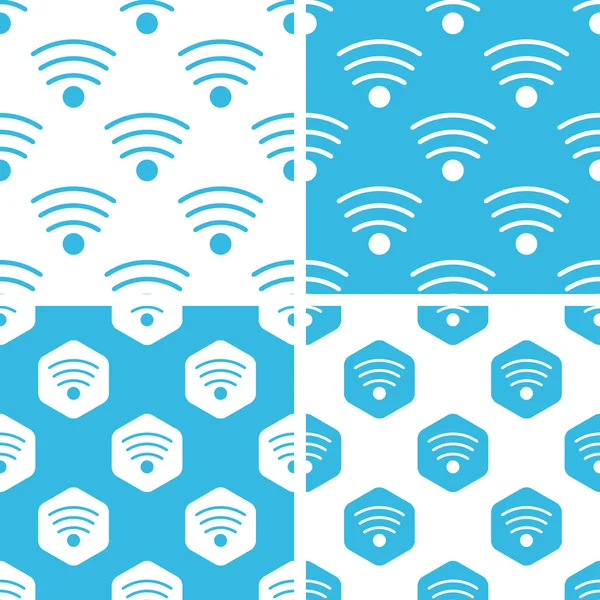 Wi-Fi patterns set — Stock Vector