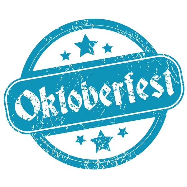 Oktoberfest ronde Rubberstempel — Stockvector