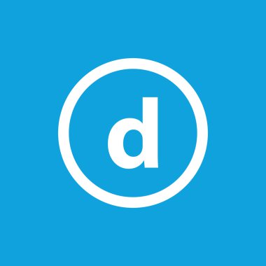 D harfi için temel yazı tipi