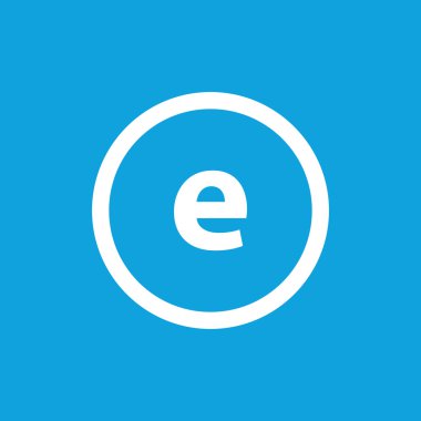 E harfi için temel yazı tipi