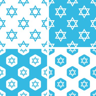 Star of David desenleri kümesi