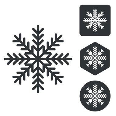 Soğuk Icon set, tek renkli