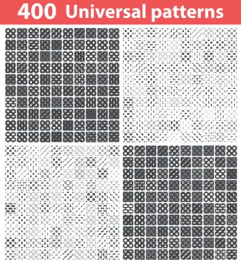 400 evrensel desenleri kümesi