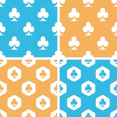 Kulüpleri küme, renkli desen