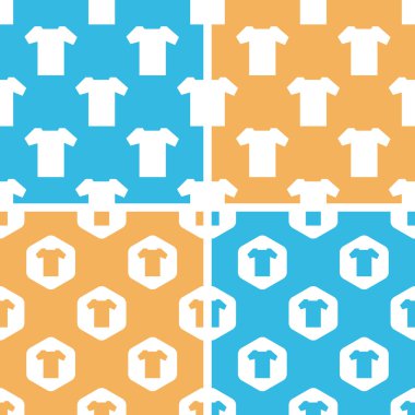 T-shirt desen seti, renkli