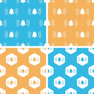 Çan deseni kümesi çalıyor, renkli