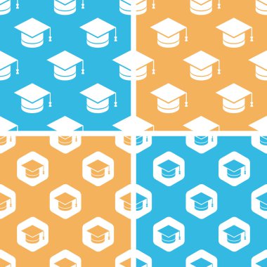 Akademik kap desen seti, renkli