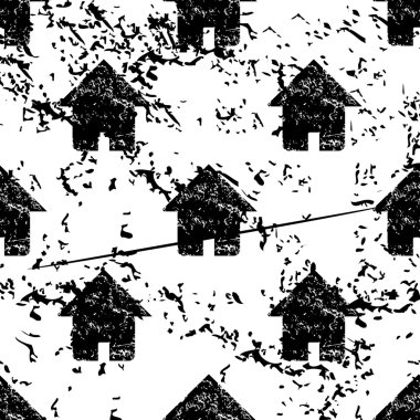 Ev desen grunge, tek renkli